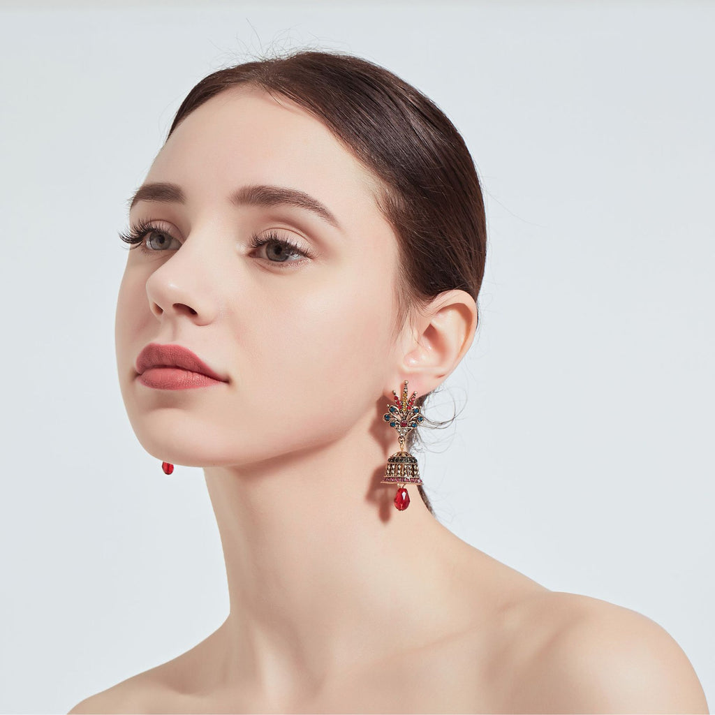 Carefully Selected Cross-Border Jewelry, European and American Fashion Tassel Earrings, Bohemian Alloy Personalized Ear Studs, Earrings, and Ear Accessories for Women