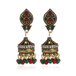 Carefully Selected Cross-Border Jewelry, European and American Fashion Tassel Earrings, Bohemian Alloy Personalized Ear Studs, Earrings, and Ear Accessories for Women