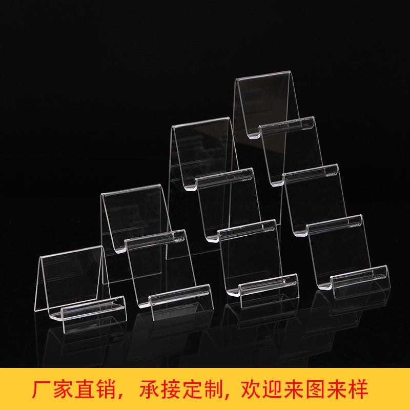 Multi-layer acrylic display stand mobile phone wallet display stand plexiglass transparent display display props