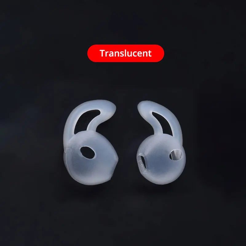 EARDECO – embouts d'écouteurs, accessoires pour écouteurs, 1 paire de coussinets d'écouteurs, étui en silicone, housse pour écouteurs, crochet d'oreille souple, housse de protection