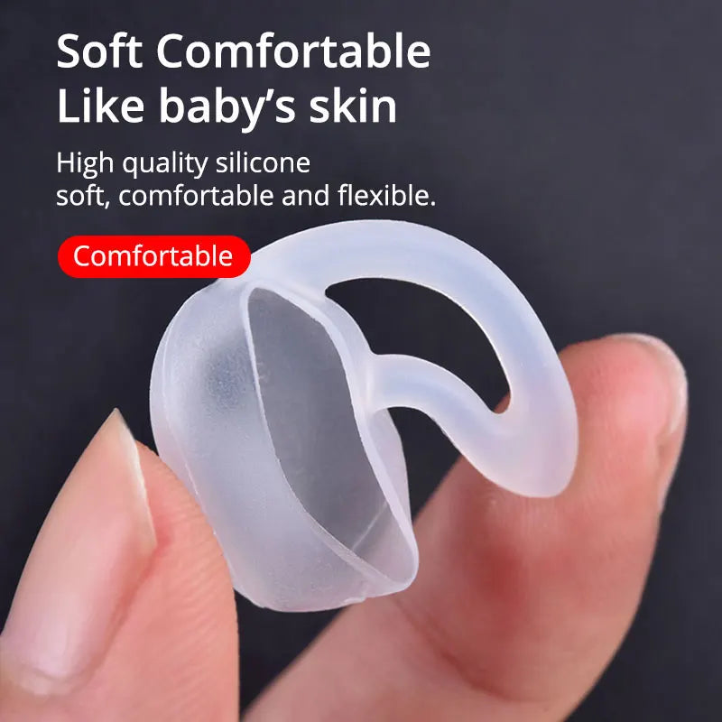 EARDECO – embouts d'écouteurs, accessoires pour écouteurs, 1 paire de coussinets d'écouteurs, étui en silicone, housse pour écouteurs, crochet d'oreille souple, housse de protection