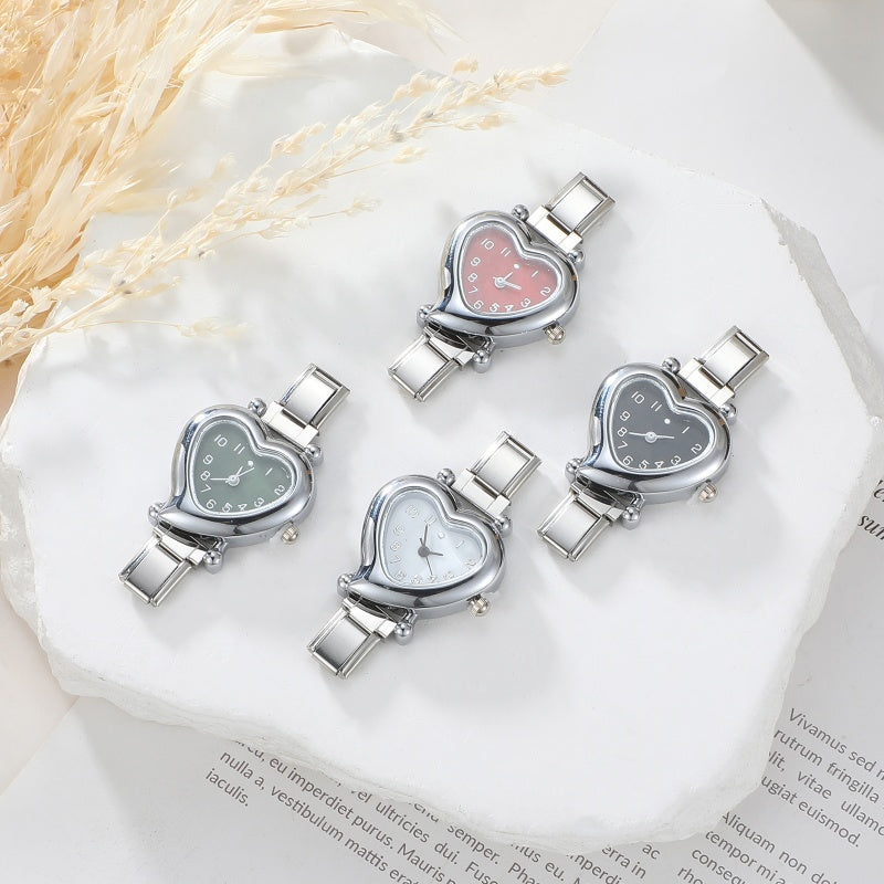 Mode femmes bricolage 9mm largeur italien élastique charme en acier inoxydable montre Bracelet Bracelet pour fête ami femme anniversaire bijoux cadeaux