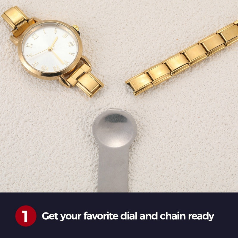 Montre Simple en acier inoxydable pour femmes, adaptée au Bracelet de 9mm, pour étudiant, ami, femme, anniversaire, bijoux à bricoler soi-même, cadeau, vente en gros
