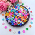 14mm happiness flower material diy handmade beaded abs simulation beads rose petals perforated mobile phone accessories
