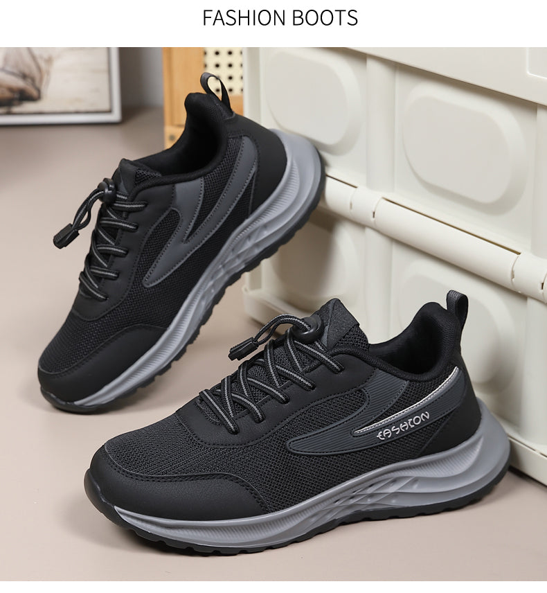 Chaussures pour seniors (nouveauté printemps) : semelles souples, confortables pour la marche, style sport mixte