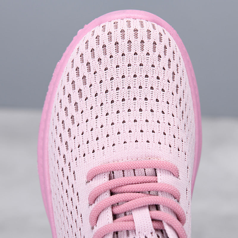 Women's Shoes, Fashionable Casual Shoes, Breathable Single Shoes, Shallow Shoes, Lightweight, Comfortable and Versatile Mesh Shoes