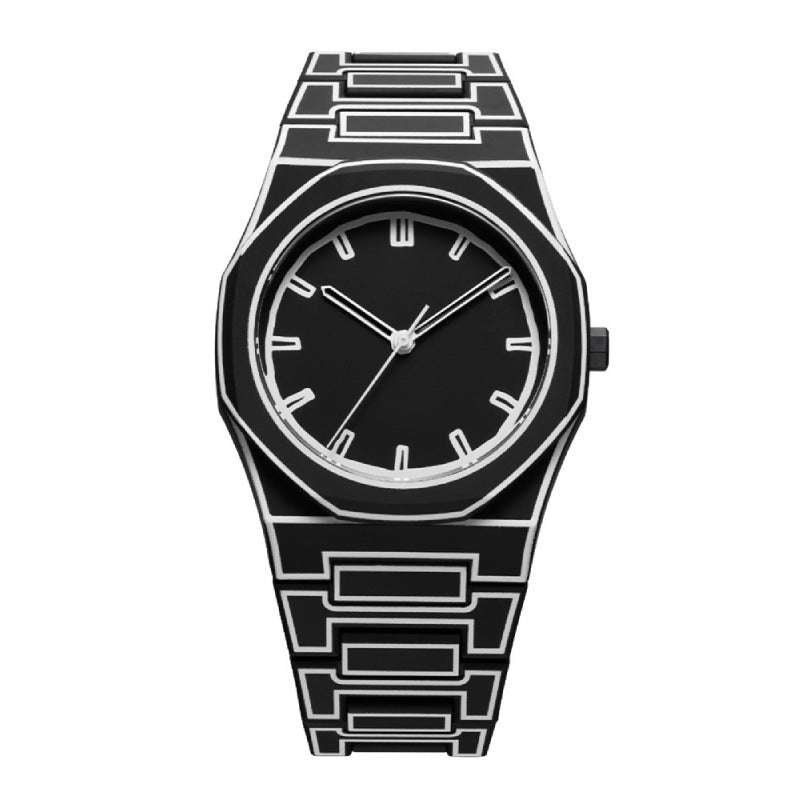 Arabic Numerals Hot Quartz Watch Casual Simple High Sense Neutral Waterproof Watch Southeast Asia Europe and America Flow