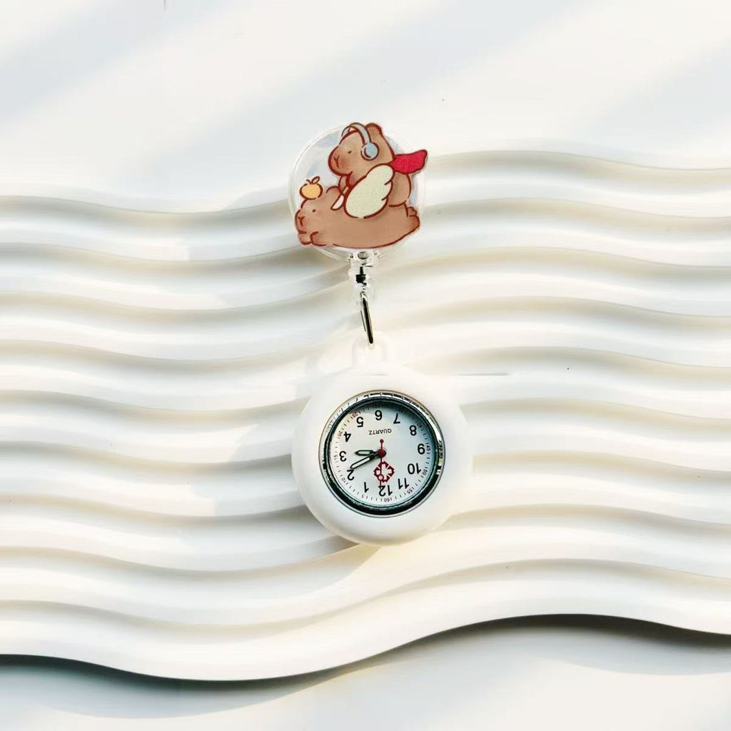 Aturable Kabibala nurse watch chest watch retractable student examination pocket watch doctor luminous stone sound watch wholesale