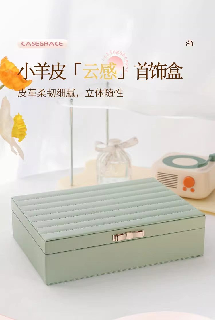 Large-Capacity Jewelry Storage Box, Jewelry Box for Hand Accessories, Rings, Earrings, Necklaces, Bracelets, and Jewelry Storage Box