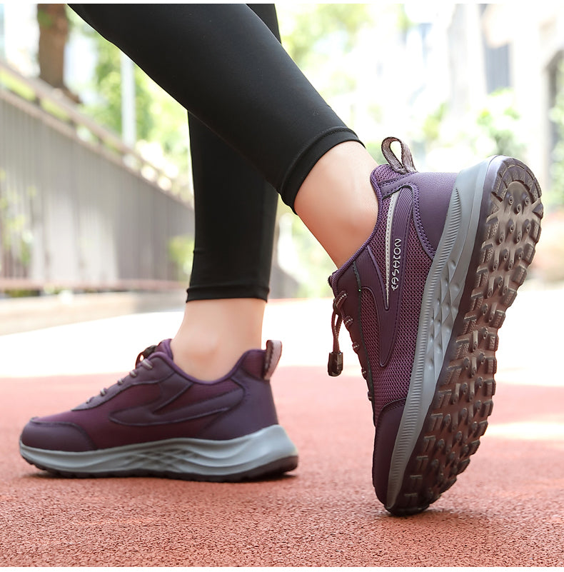 Chaussures pour seniors (nouveauté printemps) : semelles souples, confortables pour la marche, style sport mixte