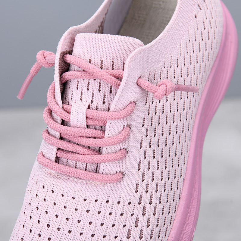 Women's Shoes, Fashionable Casual Shoes, Breathable Single Shoes, Shallow Shoes, Lightweight, Comfortable and Versatile Mesh Shoes