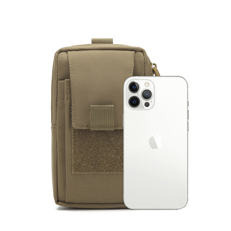 Amazon Multifunctional Molle Mobile Phone Bag Toolkit Tactical Outdoor Mobile Phone Bag Backpack Accessories Bag Miscellaneous Bag