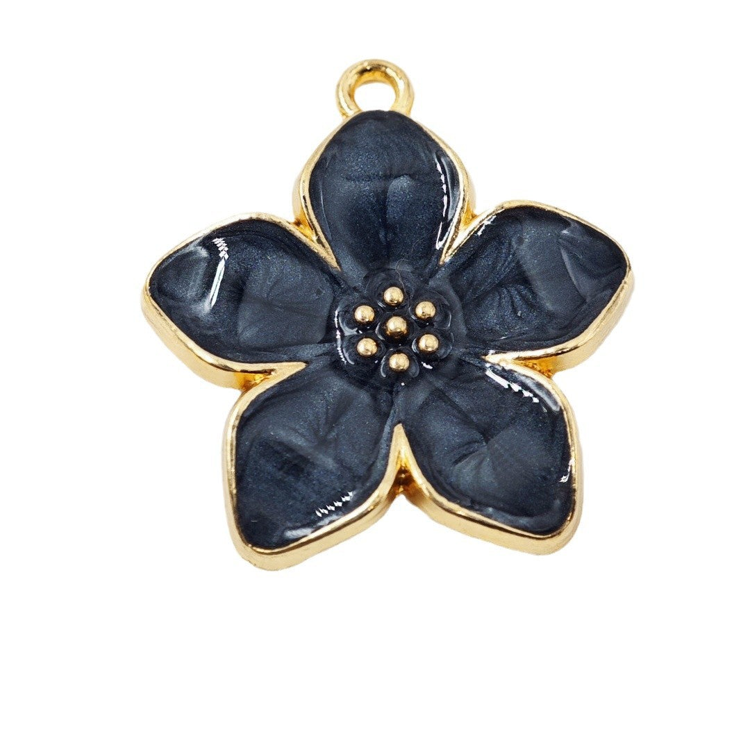 Accessories DIY Accessories Pearlescent Flower Ins Style Classic Five-petal Flower Earrings Keychain Bracelet Small Pendant