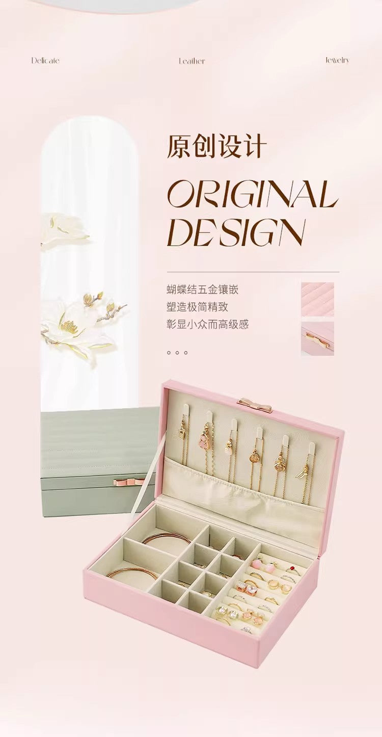 Large-Capacity Jewelry Storage Box, Jewelry Box for Hand Accessories, Rings, Earrings, Necklaces, Bracelets, and Jewelry Storage Box
