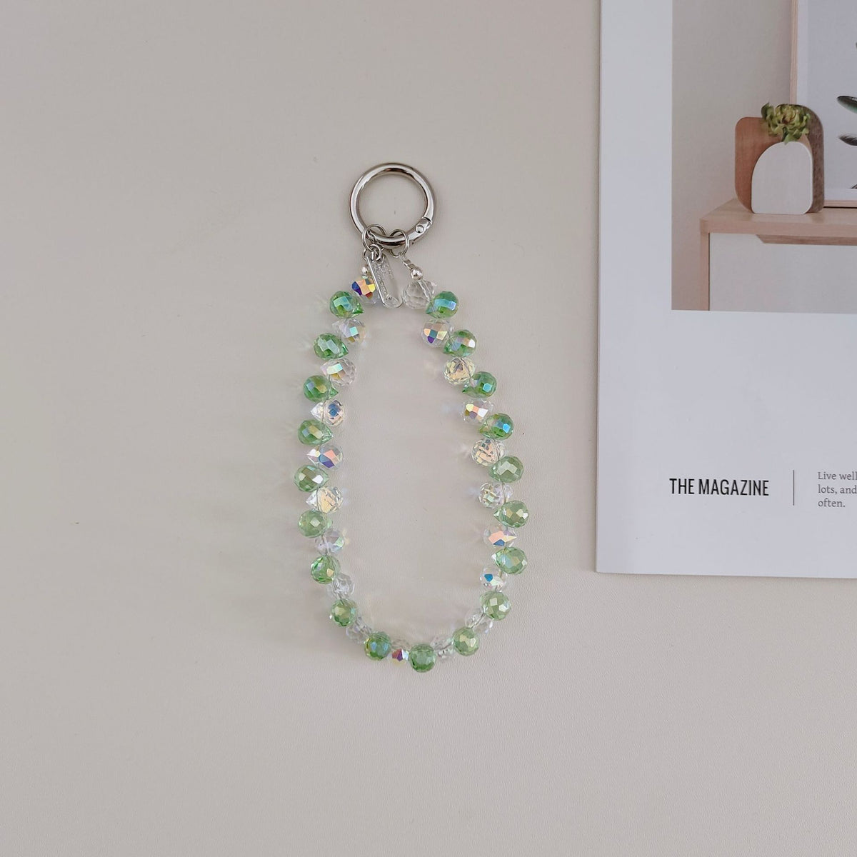 Phone Lanyard Ins Style Light Luxury Crystal Phone Holder Chain Niche Exquisite Camera Strap Accessory Keychain