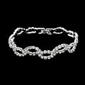 Amazon Cross-Border Jewelry Wedding Photography Women's Necklace Accessories Silver Earrings Necklace Bridal Jewelry Set