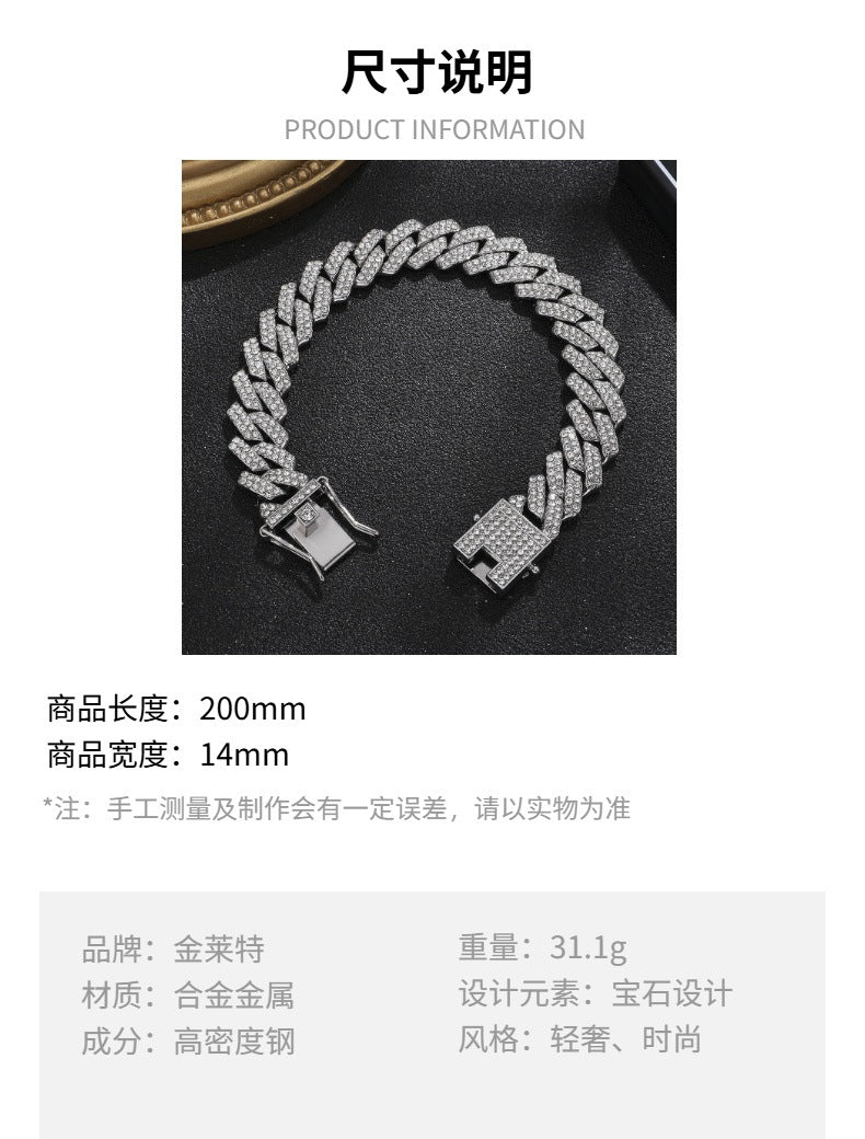 Tiktok Hot-Selling Fashion Casual Men's Watch Full Diamond Watch Men's Factory Price Direct Sale Complete Colors