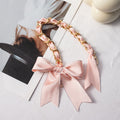 Mobile Phone Chain Braided Wrist Hanging High-End Short Mobile Phone Lanyard Shell Chain Mobile Phone Lanyard Hanging Handmade Silk Scarf