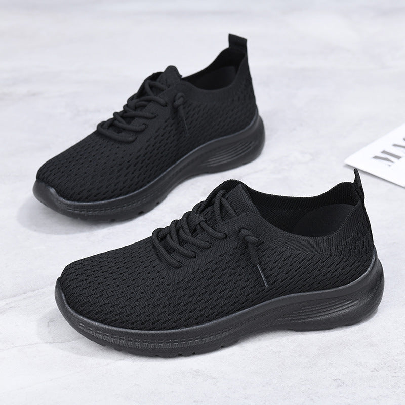 Women's Shoes, Fashionable Casual Shoes, Breathable Single Shoes, Shallow Shoes, Lightweight, Comfortable and Versatile Mesh Shoes