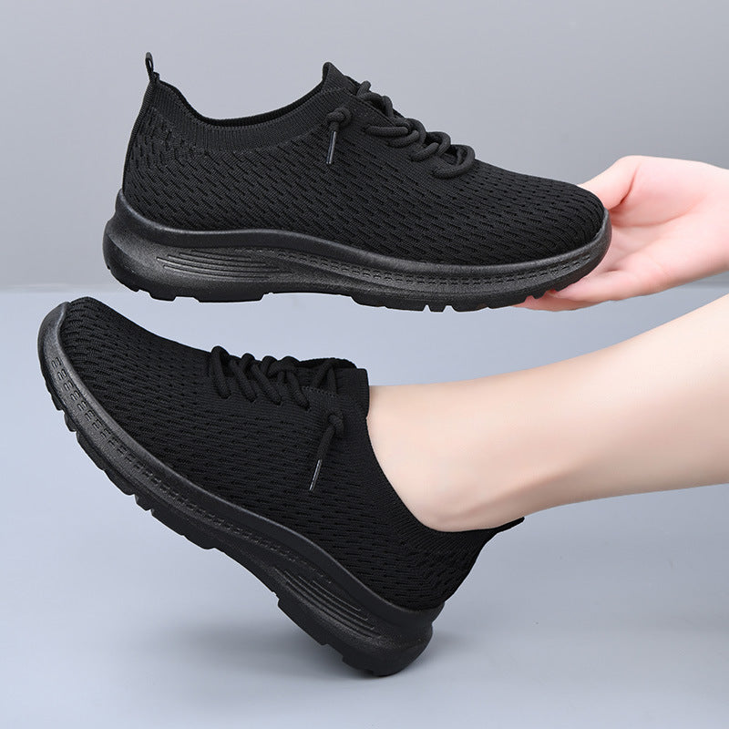 Women's Shoes, Fashionable Casual Shoes, Breathable Single Shoes, Shallow Shoes, Lightweight, Comfortable and Versatile Mesh Shoes