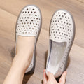 Chaussures pour femmes d'âge mûr et seniors : cuir respirant pour l'été, semelles souples anti-fatigue, incluant sandales et sabots antidérapants