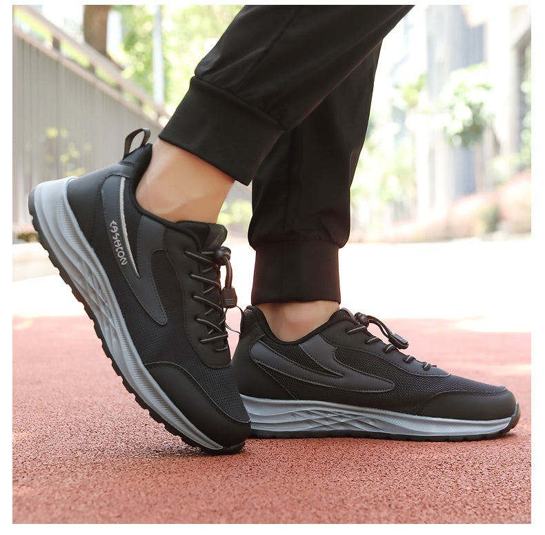 Chaussures pour seniors (nouveauté printemps) : semelles souples, confortables pour la marche, style sport mixte