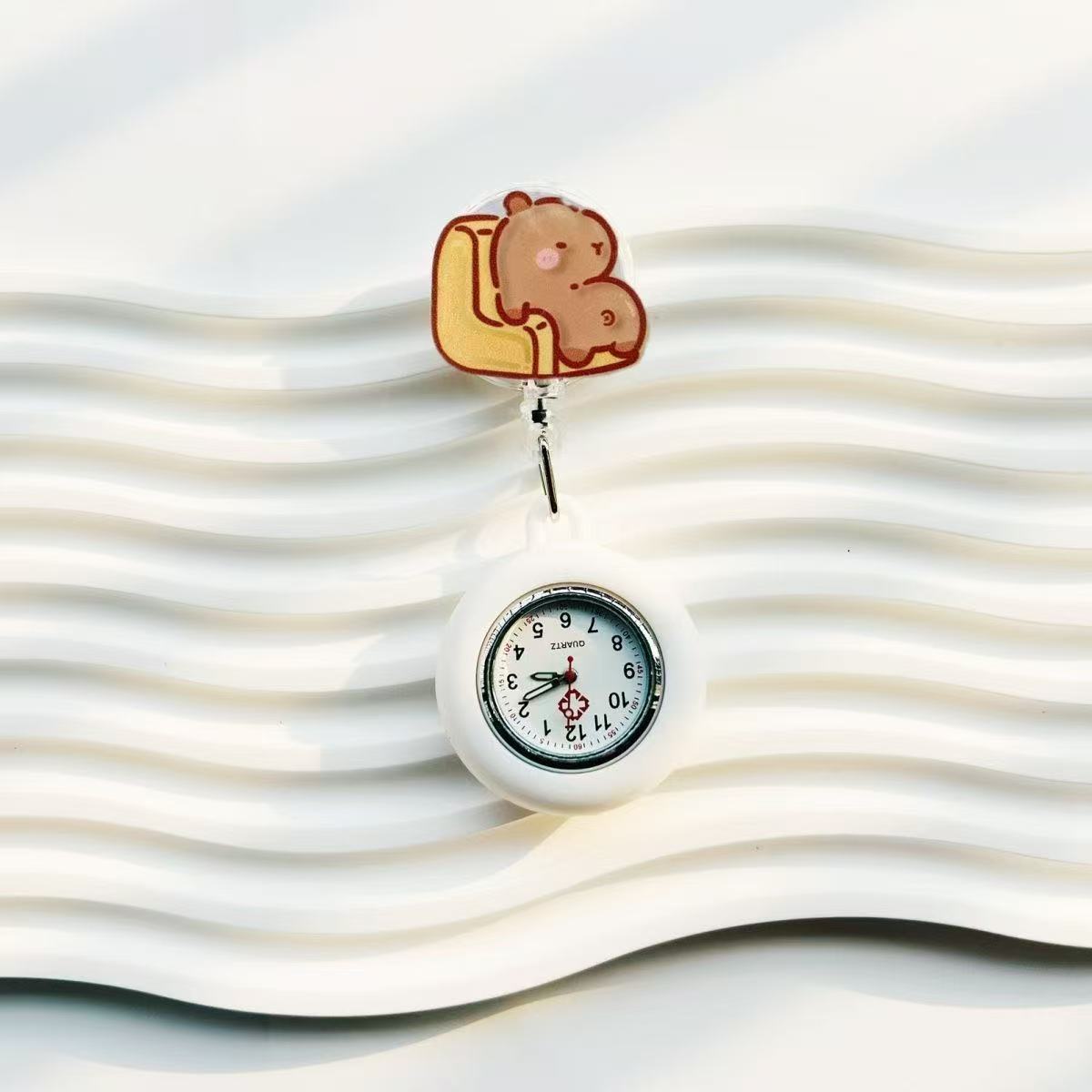 Aturable Kabibala nurse watch chest watch retractable student examination pocket watch doctor luminous stone sound watch wholesale