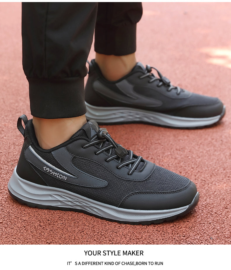 Chaussures pour seniors (nouveauté printemps) : semelles souples, confortables pour la marche, style sport mixte