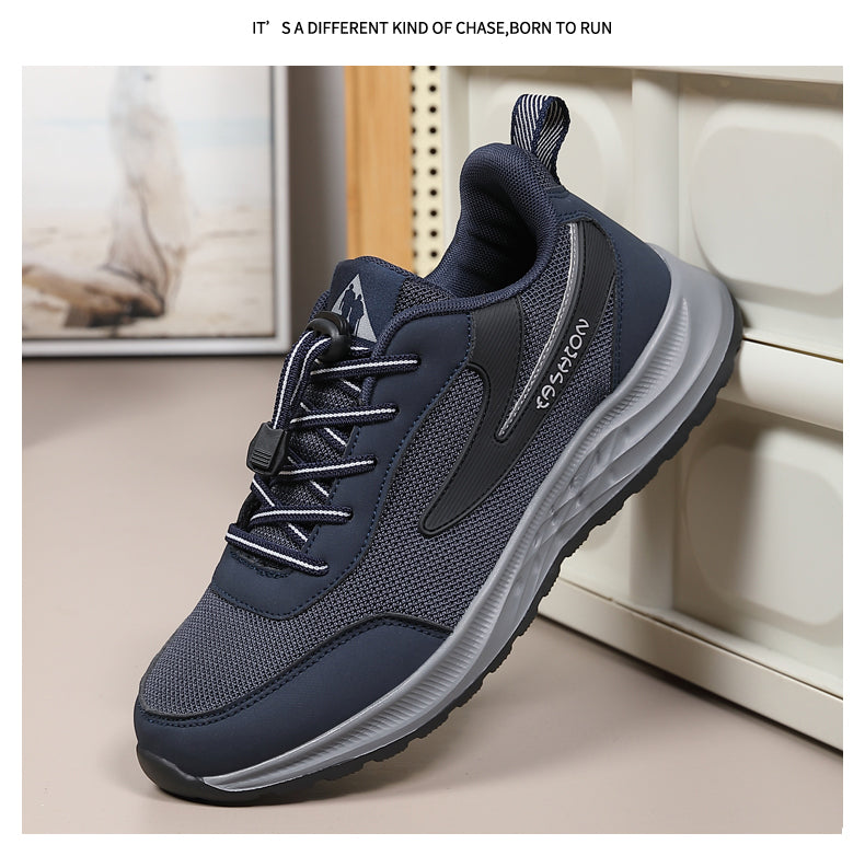 Chaussures pour seniors (nouveauté printemps) : semelles souples, confortables pour la marche, style sport mixte