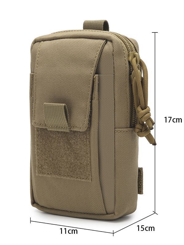 Amazon Multifunctional Molle Mobile Phone Bag Toolkit Tactical Outdoor Mobile Phone Bag Backpack Accessories Bag Miscellaneous Bag