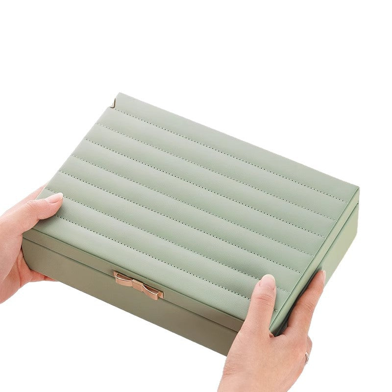 Large-Capacity Jewelry Storage Box, Jewelry Box for Hand Accessories, Rings, Earrings, Necklaces, Bracelets, and Jewelry Storage Box