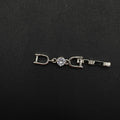 Joker bracelet necklace extended chain plated real platinum zircon 3cm lengthened first jewelry button accessories factory outlet