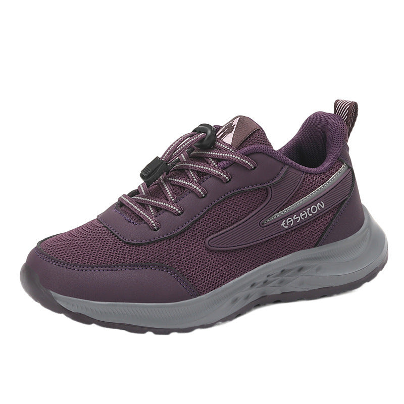 Chaussures pour seniors (nouveauté printemps) : semelles souples, confortables pour la marche, style sport mixte
