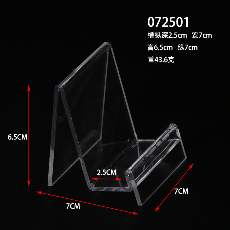 Multi-layer acrylic display stand mobile phone wallet display stand plexiglass transparent display display props