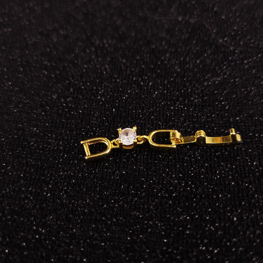 Joker bracelet necklace extended chain plated real platinum zircon 3cm lengthened first jewelry button accessories factory outlet