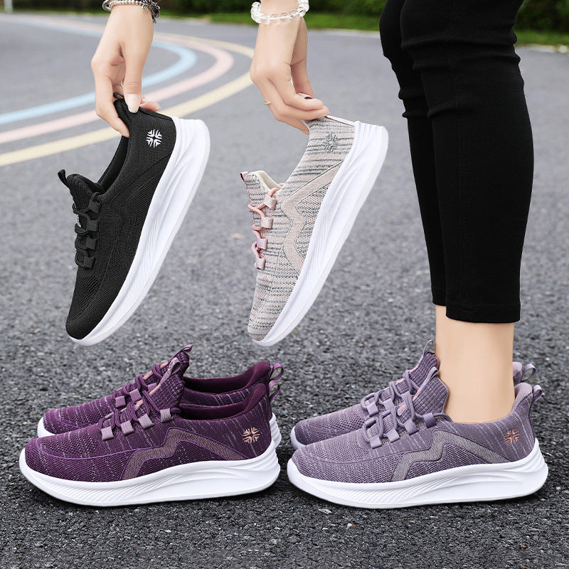 Chaussures pour femme Chaussures décontractées pour femmes (collection printemps 2026) : confortables, polyvalentes et respirantes, idéales pour les mamans (style sport et ville)