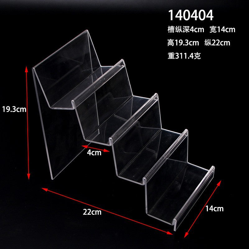 Multi-layer acrylic display stand mobile phone wallet display stand plexiglass transparent display display props