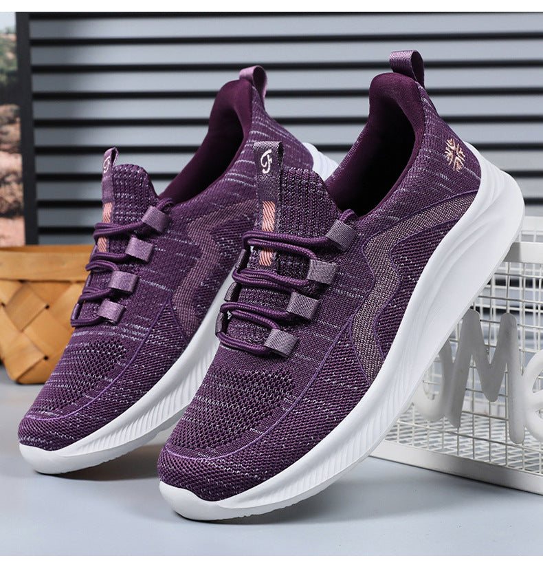 Chaussures pour femme Chaussures décontractées pour femmes (collection printemps 2026) : confortables, polyvalentes et respirantes, idéales pour les mamans (style sport et ville)