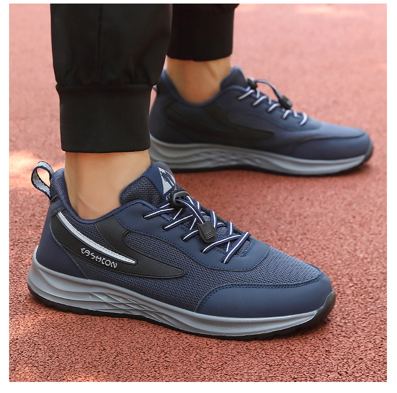 Chaussures pour seniors (nouveauté printemps) : semelles souples, confortables pour la marche, style sport mixte