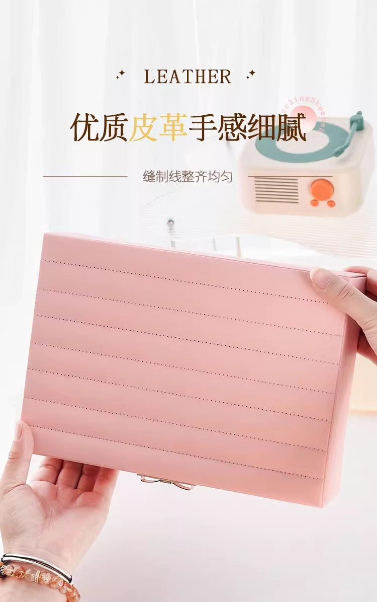 Large-Capacity Jewelry Storage Box, Jewelry Box for Hand Accessories, Rings, Earrings, Necklaces, Bracelets, and Jewelry Storage Box