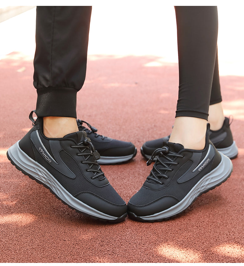 Chaussures pour seniors (nouveauté printemps) : semelles souples, confortables pour la marche, style sport mixte