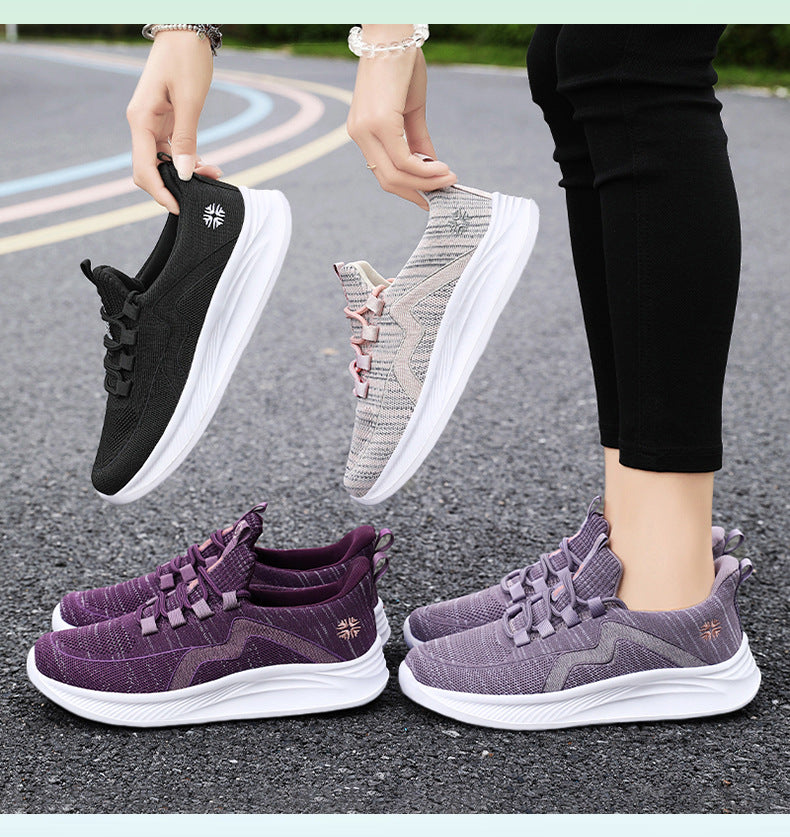 Chaussures pour femme Chaussures décontractées pour femmes (collection printemps 2026) : confortables, polyvalentes et respirantes, idéales pour les mamans (style sport et ville)