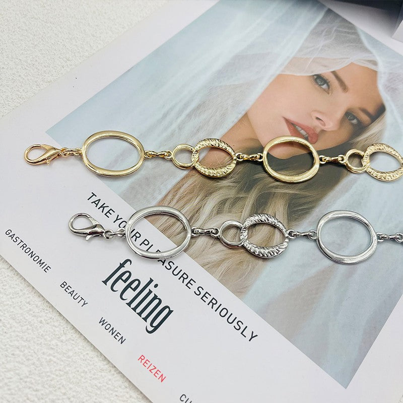 Ceinture métallique tendance (style « Insta ») : accessoire polyvalent pour jupes, pulls ou robes – Chaîne de taille fine et élégante