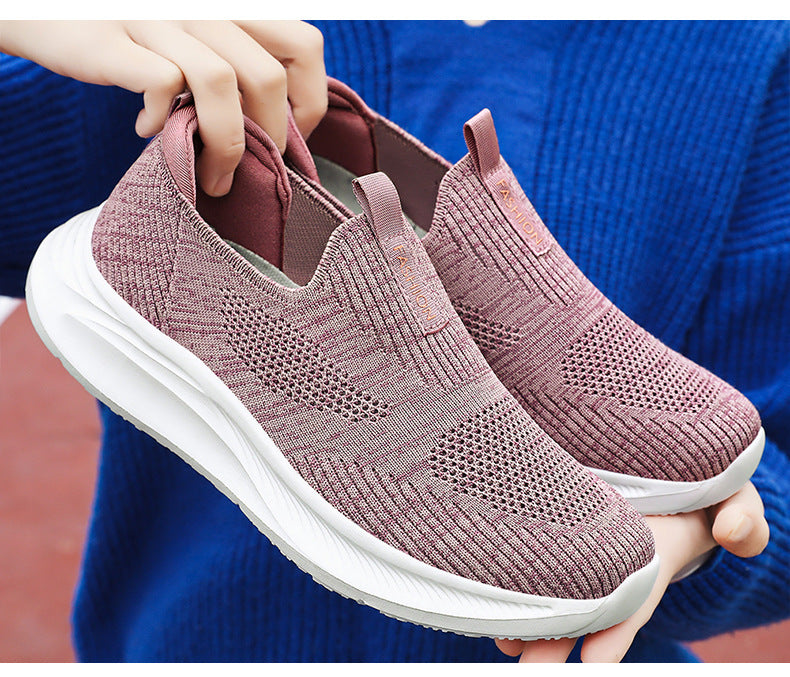 Chaussures pour femme (nouveauté printemps 2026) : modèle décontracté et facile à enfiler, adapté aux femmes d'âge mûr et aux seniors – Polyvalentes pour le quotidien