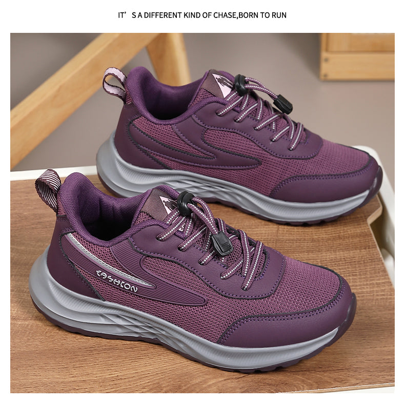 Chaussures pour seniors (nouveauté printemps) : semelles souples, confortables pour la marche, style sport mixte