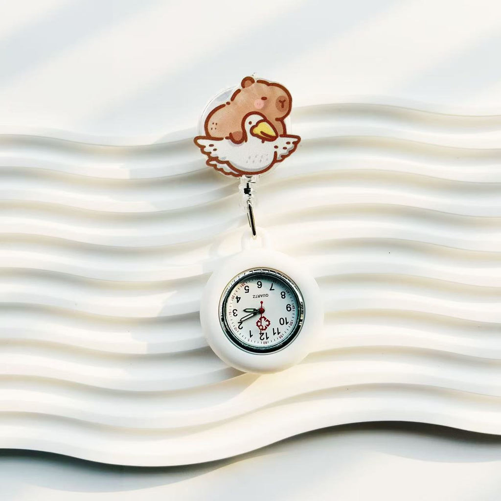 Aturable Kabibala nurse watch chest watch retractable student examination pocket watch doctor luminous stone sound watch wholesale