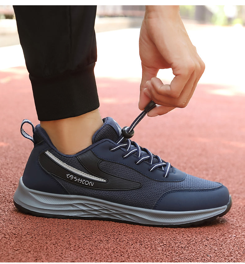 Chaussures pour seniors (nouveauté printemps) : semelles souples, confortables pour la marche, style sport mixte