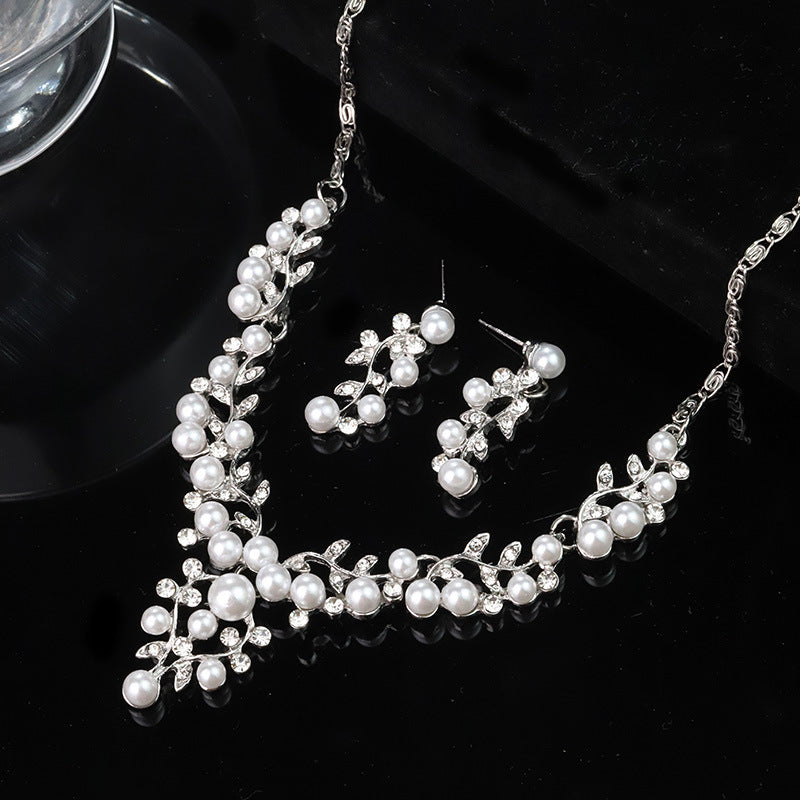 Parure de collier rétro audacieux (style international) pour femme : luxe, cristaux et élégance pour soirées et banquets – Vente directe d'usine