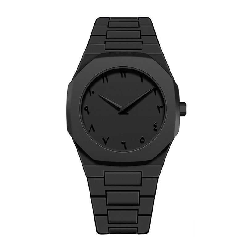 Arabic Numerals Hot Quartz Watch Casual Simple High Sense Neutral Waterproof Watch Southeast Asia Europe and America Flow