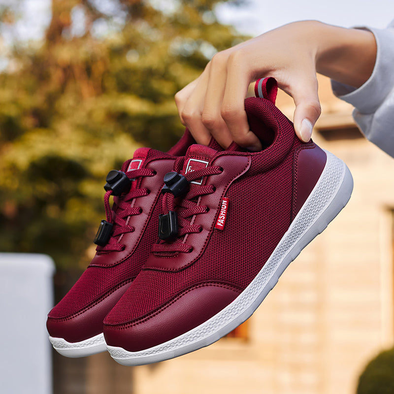 Chaussures pour seniors (nouveauté printemps) : semelles souples, confortables pour la marche, style sport mixte